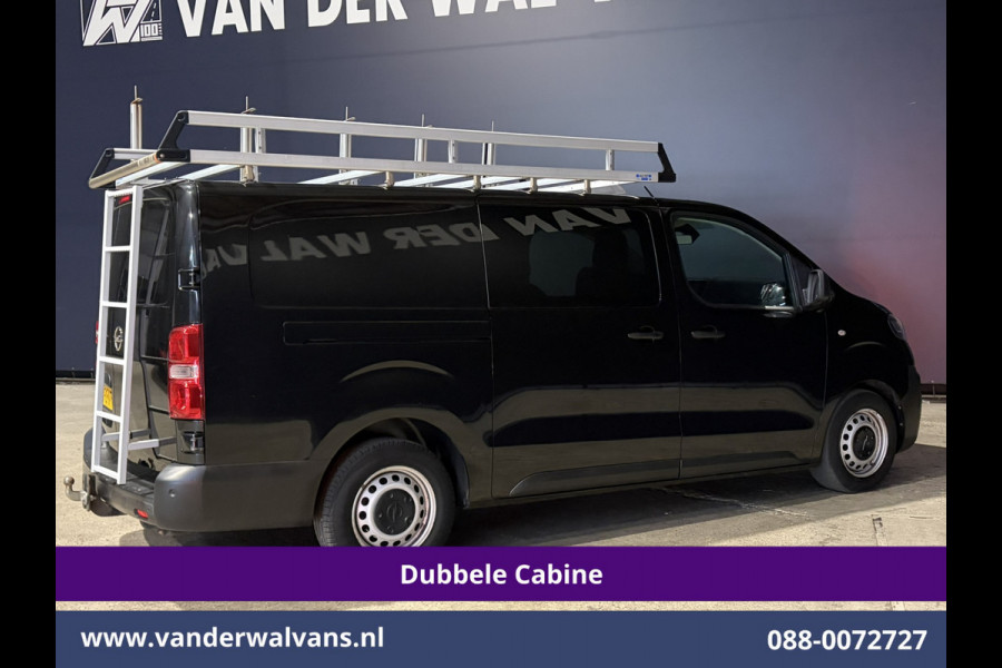 Opel Vivaro 2.0 CDTI 123pk L3H1 Glasresteel Dubbele cabine Euro6 Airco | 5-Zits | Camera | Navigatie | Apple Carplay Android Auto, Cruisecontrol, 2500kg Trekhaak, Parkeersensoren