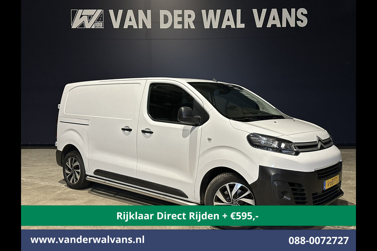Citroën Jumpy 2.0 BlueHDI 123pk L2H1 *Rijklaar Direct Rijden* Euro6 Airco | 2500kg Trekhaak | LM velgen | Sidebars | Parkeersensoren | Cruisec Bijrijdersbank
