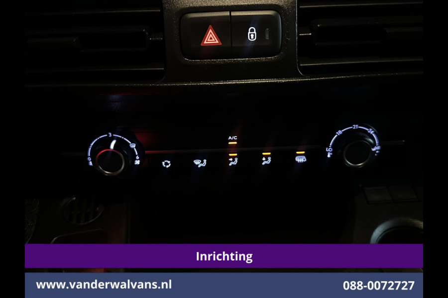 Peugeot Partner 1.5 BlueHDI 102pk L1H1 Inrichting Euro6 Airco | Camera | Navigatie | Apple Carplay | Cruisecontrol Android Auto, Trekhaak, Parkeersensoren