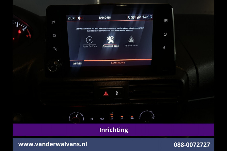 Peugeot Partner 1.5 BlueHDI 102pk L1H1 Inrichting Euro6 Airco | Camera | Navigatie | Apple Carplay | Cruisecontrol Android Auto, Trekhaak, Parkeersensoren