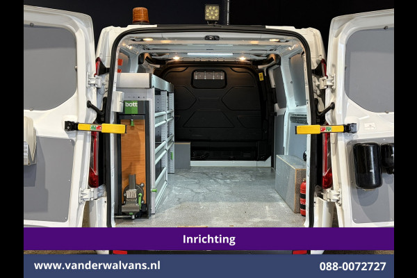 Ford Transit Custom 2.0 TDCI 130pk L2H1 Inrichting Euro6 Airco | Camera | Omvormer | LED | Cruisecontrol | Verwarmde voorruit Parkeersensoren, 2800kg trekvermogen, Bijrijdersbank