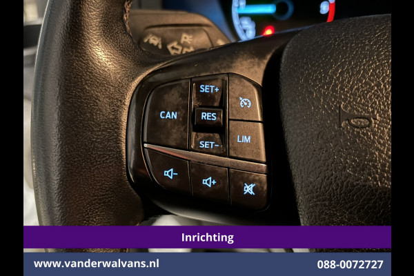 Ford Transit Custom 2.0 TDCI 130pk L2H1 Inrichting Euro6 Airco | Camera | Omvormer | LED | Cruisecontrol | Verwarmde voorruit Parkeersensoren, 2800kg trekvermogen, Bijrijdersbank