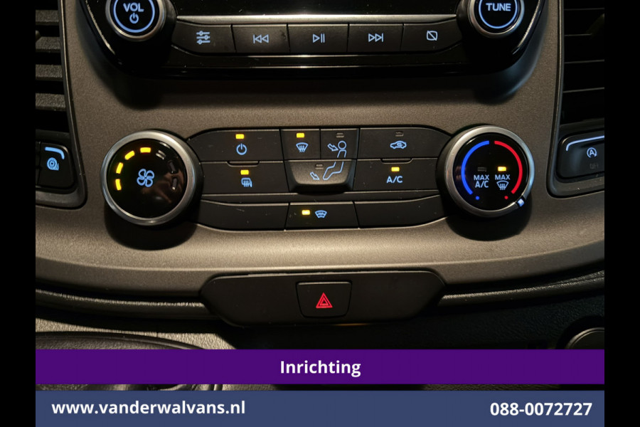 Ford Transit Custom 2.0 TDCI 130pk L2H1 Inrichting Euro6 Airco | Camera | Omvormer | LED | Cruisecontrol | Verwarmde voorruit Parkeersensoren, 2800kg trekvermogen, Bijrijdersbank