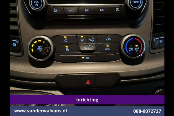 Ford Transit Custom 2.0 TDCI 130pk L2H1 Inrichting Euro6 Airco | Camera | Omvormer | LED | Cruisecontrol | Verwarmde voorruit Parkeersensoren, 2800kg trekvermogen, Bijrijdersbank