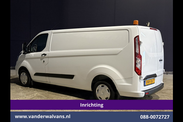 Ford Transit Custom 2.0 TDCI 130pk L2H1 Inrichting Euro6 Airco | Camera | Omvormer | LED | Cruisecontrol | Verwarmde voorruit Parkeersensoren, 2800kg trekvermogen, Bijrijdersbank