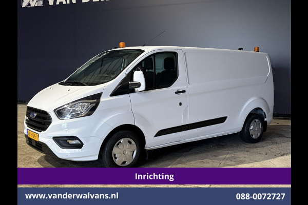 Ford Transit Custom 2.0 TDCI 130pk L2H1 Inrichting Euro6 Airco | Camera | Omvormer | LED | Cruisecontrol | Verwarmde voorruit Parkeersensoren, 2800kg trekvermogen, Bijrijdersbank