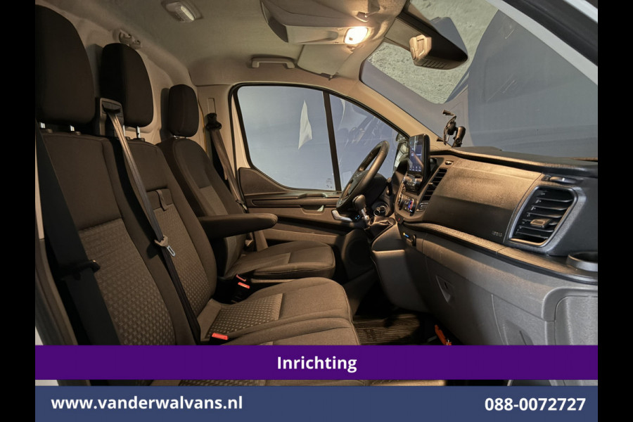 Ford Transit Custom 2.0 TDCI 130pk L2H1 Inrichting Euro6 Airco | Camera | Omvormer | LED | Cruisecontrol | Verwarmde voorruit Parkeersensoren, 2800kg trekvermogen, Bijrijdersbank