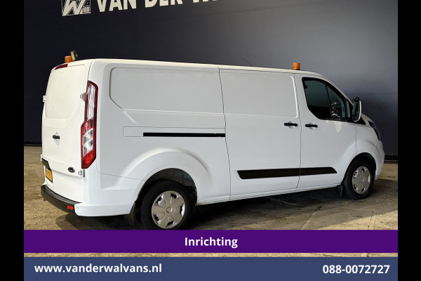 Ford Transit Custom 2.0 TDCI 130pk L2H1 Inrichting Euro6 Airco | Camera | Omvormer | LED | Cruisecontrol | Verwarmde voorruit Parkeersensoren, 2800kg trekvermogen, Bijrijdersbank