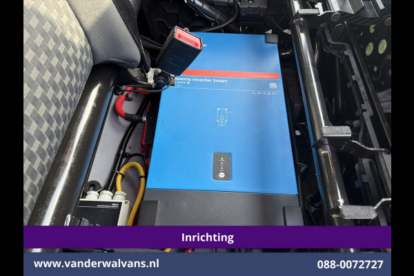 Ford Transit Custom 2.0 TDCI 130pk L2H1 Inrichting Euro6 Airco | Camera | Omvormer | LED | Cruisecontrol | Verwarmde voorruit Parkeersensoren, 2800kg trekvermogen, Bijrijdersbank