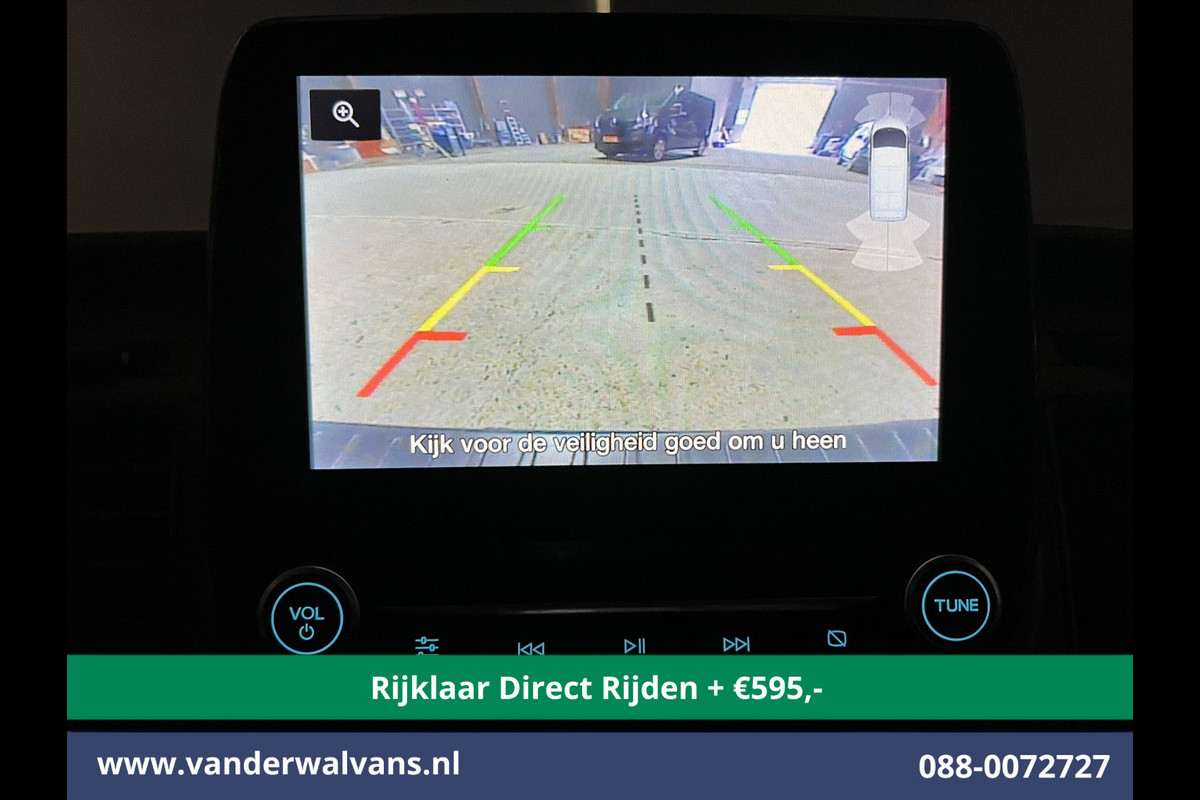 Ford Transit Custom 2.0 TDCI L2H1 Euro6 Airco | Camera | Android auto | Cruisecontrol | Parkeersensoren verwarmde voorruit, bijrijdersbank, 2800kg trekvermogen