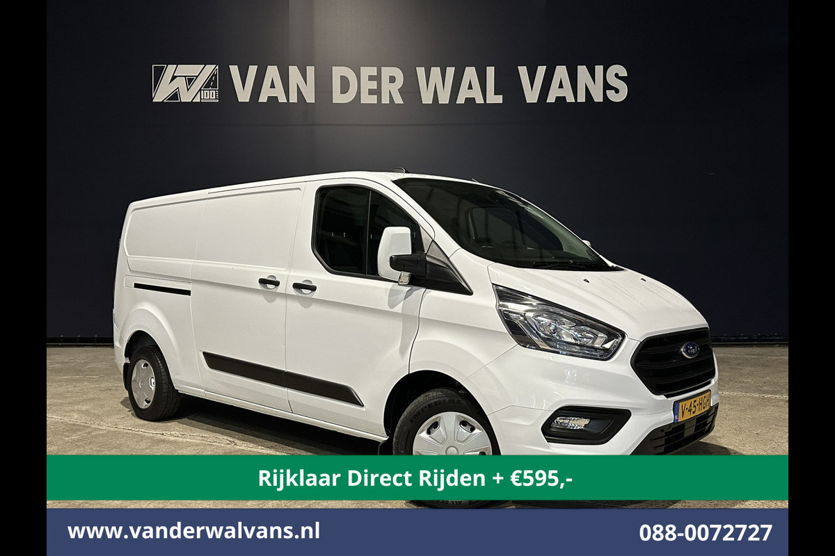 Ford Transit Custom 2.0 TDCI L2H1 Euro6 Airco | Camera | Android auto | Cruisecontrol | Parkeersensoren verwarmde voorruit, bijrijdersbank, 2800kg trekvermogen