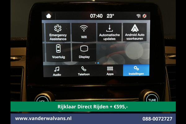Ford Transit Custom 2.0 TDCI L2H1 Euro6 Airco | Camera | Android auto | Cruisecontrol | Parkeersensoren verwarmde voorruit, bijrijdersbank, 2800kg trekvermogen