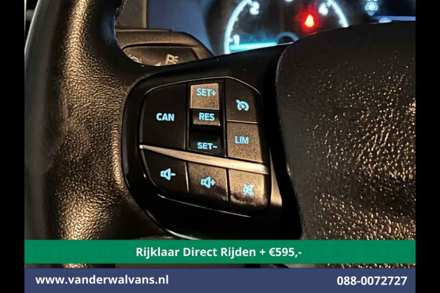 Ford Transit Custom 2.0 TDCI L2H1 Euro6 Airco | Camera | Android auto | Cruisecontrol | Parkeersensoren verwarmde voorruit, bijrijdersbank, 2800kg trekvermogen