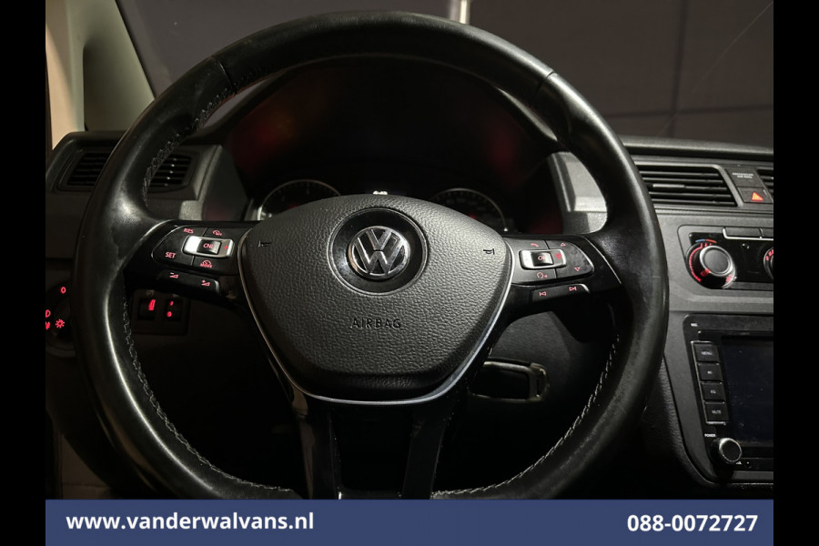 Volkswagen Caddy 2.0 TDI L1H1 Euro6 Airco | LM-velgen | Cruisecontrol | LED | 1400kg Trekhaak Parkeersensoren, Verwarmde voorruit