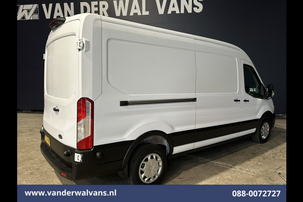 Ford Transit 2.0 TDCI 131pk L3H2 Euro6 Airco | Camera | Navigatie | Apple Carplay | LED | Cruisecontrol Parkeersensoren, Stoelverwarming, Verwarmde voorruit, Bijrijdersbank, 2500kg trekvermogen