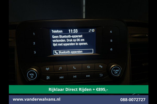 Ford Transit 2.0 TDCI 185pk L4H3 Dubbele Cabine Euro6 *Rijklaar Direct Rijden* Airco | 6-Zits | Camera | Cruisecontrol Parkeersensoren, 2800kg trekvermogen