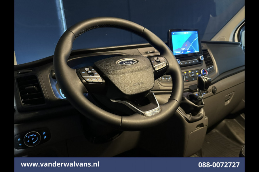 Ford Transit Custom 2.0 TDCI L1H1 Euro6 Airco | Navigatie | Camera | LED | Cruisecontrol Stoelverwarming Parkeersensoren, Verwarmde voorruit, Bijrijdersbank, 2500kg trekvermogen