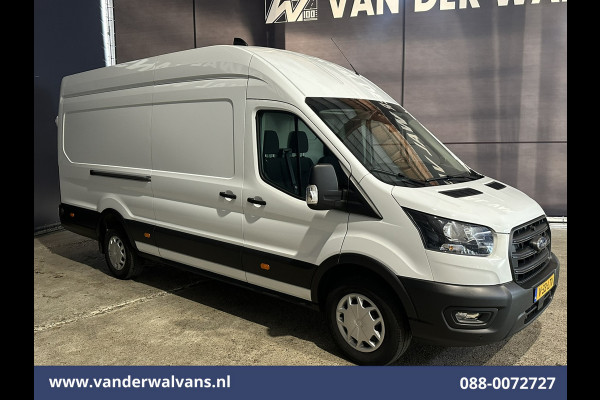 Ford Transit 2.0 TDCI 131pk L4H3 Jumbo Euro6 Airco | Camera | Cruisecontrol | Verwarmde voorruit Parkeersensoren, Bijrijdersbank