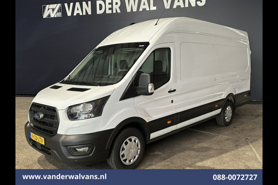 Ford Transit 2.0 TDCI 131pk L4H3 Jumbo Euro6 Airco | Camera | Cruisecontrol | Verwarmde voorruit Parkeersensoren, Bijrijdersbank
