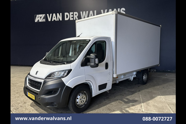 Peugeot Boxer 2.2 BlueHDi 165pk Bakwagen 434cm Lang Laadklep Euro6 Airco | Camera | Cruisecontrol Bijrijdersbank, 910kg laadvermogen
