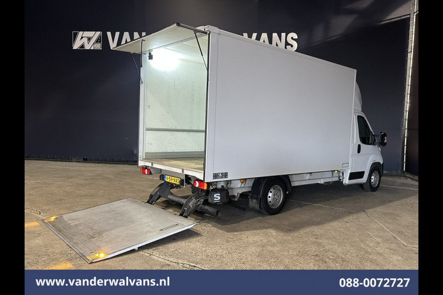 Peugeot Boxer 2.2 BlueHDi 141pk Bakwagen 428cm Lang Laadklep Euro6 Airco | Camera | 1085kg laadvermogen Bijrijdersbank