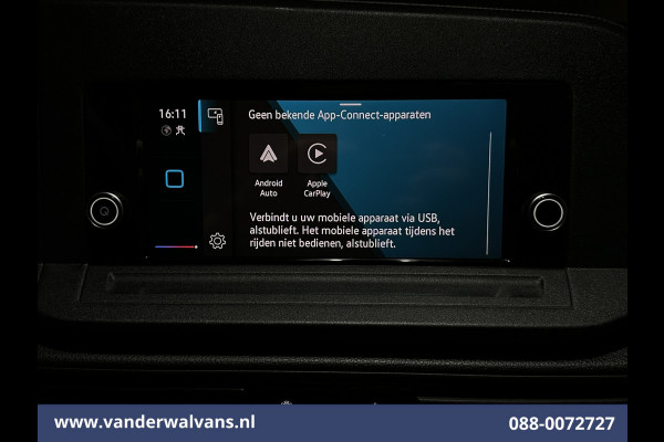 Volkswagen Caddy Cargo Maxi 2.0 TDI 102pk L2H1 Euro6 Airco | Camera | Apple Carplay | Bumper in de kleur Android Auto, Zijdeur