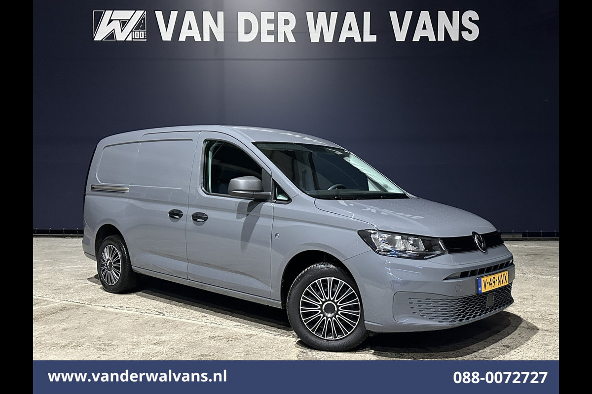 Volkswagen Caddy Cargo Maxi 2.0 TDI 102pk L2H1 Euro6 Airco | Camera | Apple Carplay | Bumper in de kleur Android Auto, Zijdeur