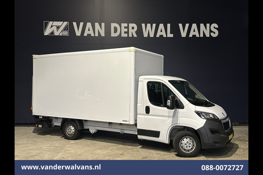 Peugeot Boxer 2.2 BlueHDi 141pk Bakwagen 436cm Lang Laadklep Euro6 Airco | 1055kg laadvermogen | Camera Cruisecontrol, Bijrijdersbank.