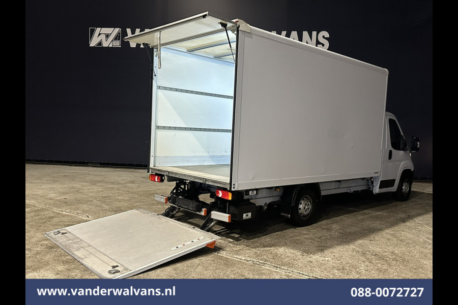 Peugeot Boxer 2.2 BlueHDi 141pk Bakwagen 436cm Lang Laadklep Euro6 Airco | 1055kg laadvermogen | Camera Cruisecontrol, Bijrijdersbank.
