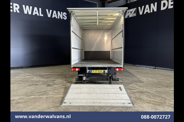 Iveco Daily 35C16H 157pk Dubbel Lucht Bakwagen 4.35m lang Laadklep Euro6 Airco | 980kg laadvermogen Bijrijdersbank