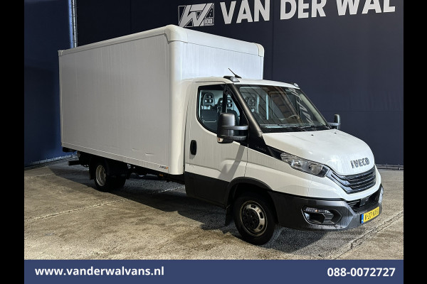 Iveco Daily 35C16H 157pk Dubbel Lucht Bakwagen 4.35m lang Laadklep Euro6 Airco | 980kg laadvermogen Bijrijdersbank
