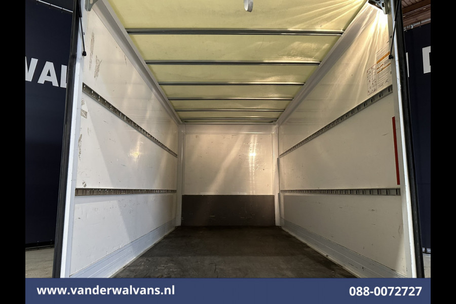 Iveco Daily 35C16H 157pk Dubbel Lucht Bakwagen 4.35m lang Laadklep Euro6 Airco | 980kg laadvermogen Bijrijdersbank
