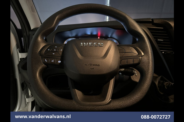 Iveco Daily 35C16H 157pk Dubbel Lucht Bakwagen 4.35m lang Laadklep Euro6 Airco | 980kg laadvermogen Bijrijdersbank