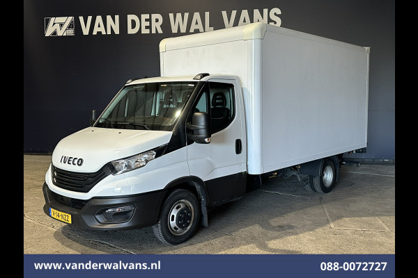 Iveco Daily 35C16H 157pk Bakwagen Laadklep Dubbel Lucht Euro6 Airco | 1010kg laadvermogen Bijrijdersbank