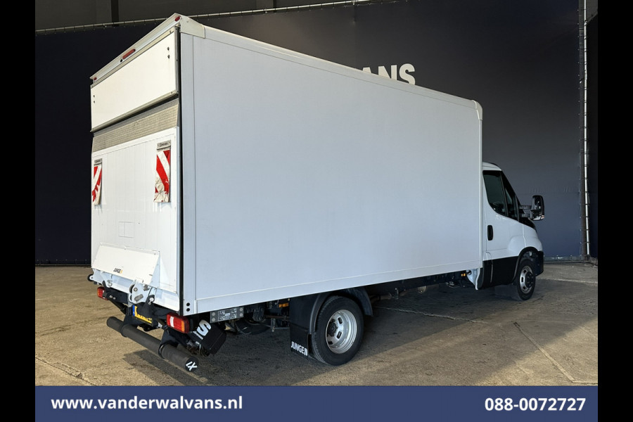 Iveco Daily 35C16H 157pk Bakwagen Laadklep Dubbel Lucht Euro6 Airco | 1010kg laadvermogen Bijrijdersbank