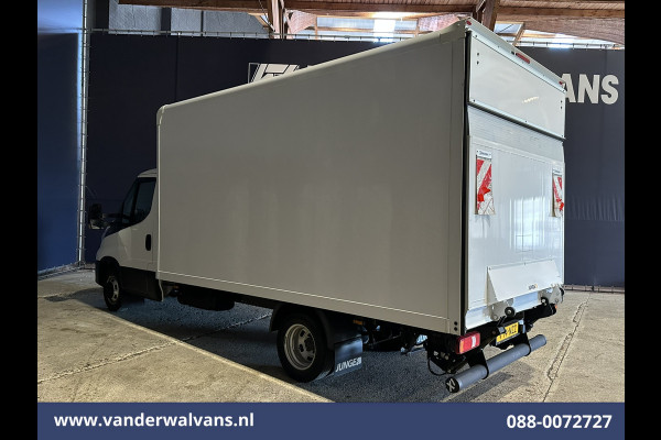 Iveco Daily 35C16H 157pk Bakwagen Laadklep Dubbel Lucht Euro6 Airco | 1010kg laadvermogen Bijrijdersbank