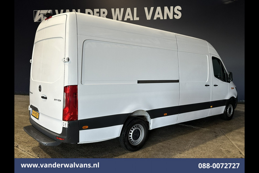 Mercedes-Benz Sprinter 317 CDI 170pk L3H2 Euro6 Airco | 360 graden Camera | Navigatie | Apple Carplay | Cruisecontrol Android Auto, Chauffeursstoel, Stoelverwarming, Parkeersensoren, Bijrijdersbank