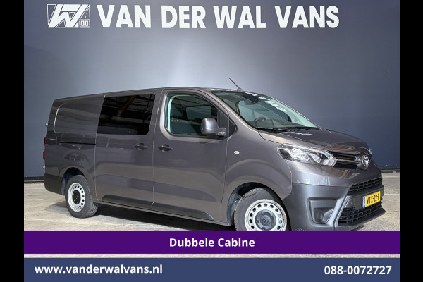 Toyota ProAce Worker 2.0 D-4D 145pk L3H1 Dubbele Cabine Euro6 Airco | 6-Zits | Navigatie | Apple Carplay | Cruisecontrol Android Auto, Parkeersensoren