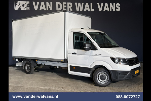 Volkswagen Crafter 2.0 141pk Bakwagen Laadklep Euro6 Airco | Apple Carplay | Android Auto Bijrijdersbank, 969kg laadvermogen