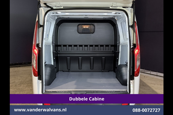 Ford Transit Custom 2.0 TDCI 131pk L2H1 Dubbele Cabine Euro6 Airco | 6-Zits | Navigatie | LED | Apple Carplay | Cruisecontrol Android Auto, Parkeersensoren, Achterklep, 2800kg trekvermogen
