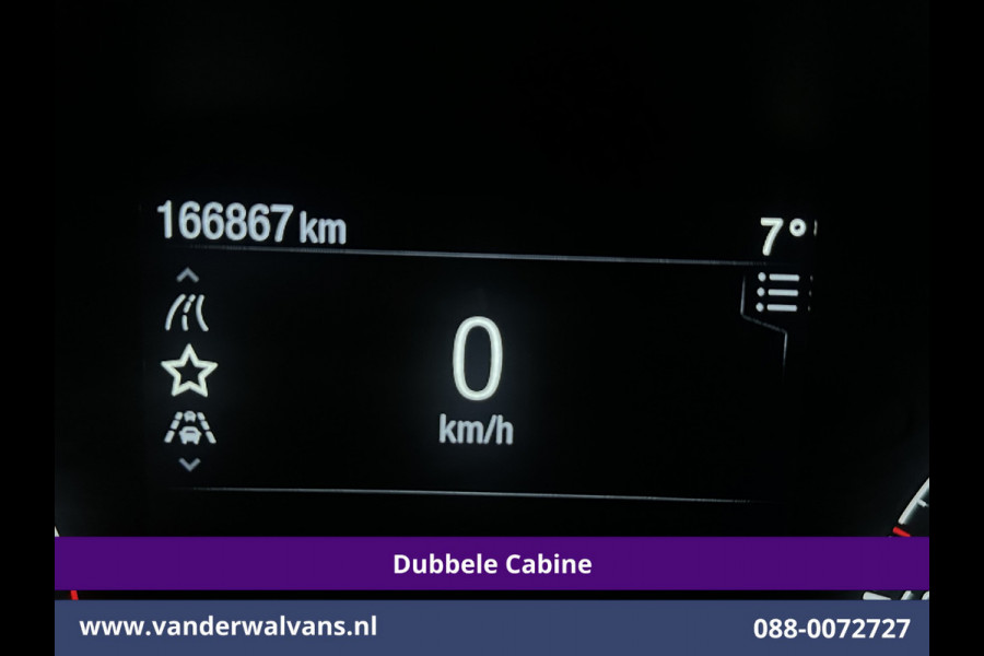 Ford Transit Custom 2.0 TDCI 130pk L2H1 Dubbele Cabine Euro6 Airco | 6-Zits | Camera | LED | Cruisecontrol | 2800kg Trekhaak Android Auto, Verwarmde voorruit, Stoelverwarming, Parkeersensoren, Dakdragers