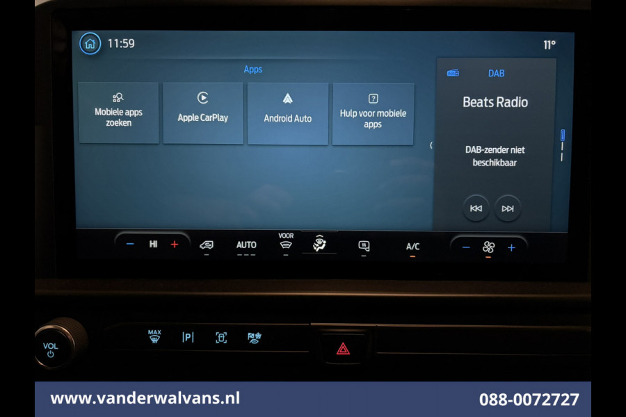 Ford Transit Custom 2.0 TDCI 136pk L2H1 Euro6 Airco | Camera | Apple Carplay | LED Cruisecontrol, Android Auto, Verwarmde Voorruit, Parkeersensoren, Bijrijdersbank, 2740kg trekvermogen