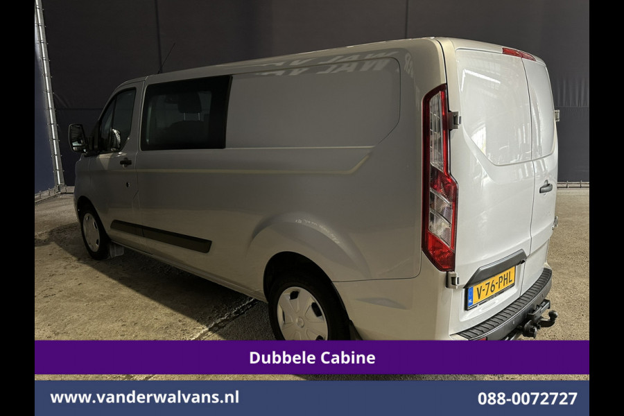 Ford Transit Custom 2.0 TDCI 170pk Automaat L2H1 Dubbele Cabine Euro6 Airco | 5-Zits | Xenon | Camera | Navigatie | Apple Carplay | LED Android Auto, Stoelverwarming, Verwarmde voorruit, Parkeersensoren, Trekhaak