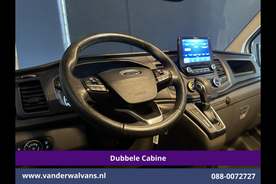 Ford Transit Custom 2.0 TDCI 170pk Automaat L2H1 Dubbele Cabine Euro6 Airco | 5-Zits | Xenon | Camera | Navigatie | Apple Carplay | LED Android Auto, Stoelverwarming, Verwarmde voorruit, Parkeersensoren, Trekhaak