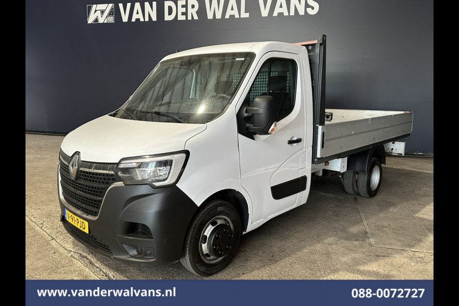 Renault Master 2.0 dCi Pick Up Open Laadbak Dubbel Lucht Euro6 Airco | Cruisecontrol | LED | Leder Bluetooth telefoonvoorbereiding