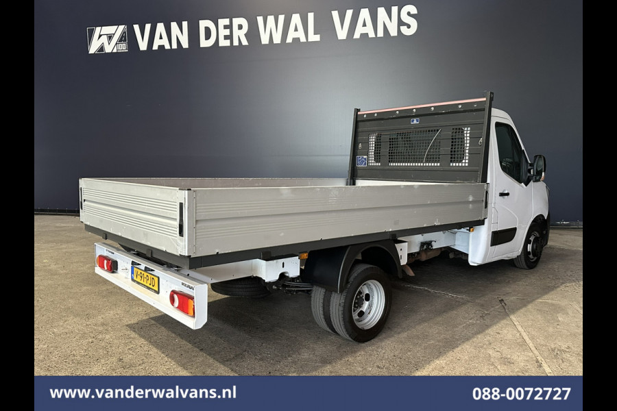 Renault Master 2.0 dCi Pick Up Open Laadbak Dubbel Lucht Euro6 Airco | Cruisecontrol | LED | Leder Bluetooth telefoonvoorbereiding
