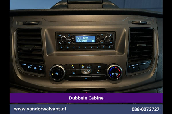 Ford Transit Custom 2.0 TDCI 131pk L2H1 Dubbele Cabine Euro6 Airco | 6-Zits | Cruisecontrol | Trekhaak Verwarmde voorruit, Parkeersensoren
