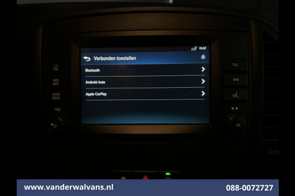 Mercedes-Benz Vito 116 CDI 164pk L3H1 Euro6 Airco | Camera | Apple Carplay | Cruisecontrol | Bumper in de kleur Stoelverwarming, Android Auto, Bijrijdersbank