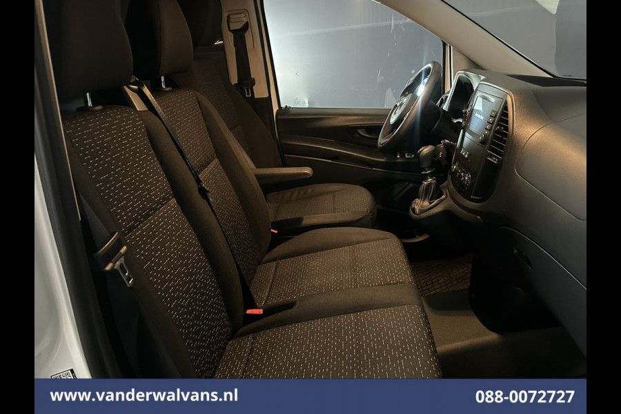 Mercedes-Benz Vito 116 CDI 164pk L3H1 Euro6 Airco | Camera | Apple Carplay | Cruisecontrol | Bumper in de kleur Stoelverwarming, Android Auto, Bijrijdersbank