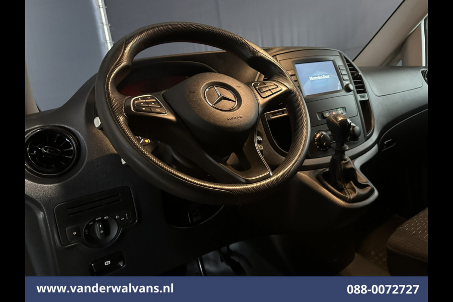 Mercedes-Benz Vito 116 CDI 164pk L3H1 Euro6 Airco | Camera | Apple Carplay | Cruisecontrol | Bumper in de kleur Stoelverwarming, Android Auto, Bijrijdersbank